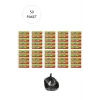 J-250 Jumbo Boy Çöp Torbası 80 x 110 cm 10 Lu Rulo x 50 Paket = 500 Adet (Siyah)