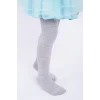 Kız Çocuk Pamuklu Külotlu Çorap Gri
