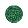 Koyu Yeşil Renk 4 mm Yaklaşık 1100 adet / 100 gram Cam Boncuk Oya Yazma Bileklik ve Kolye