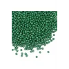 Koyu Yeşil Renk 4 mm Yaklaşık 1100 adet / 100 gram Cam Boncuk Oya Yazma Bileklik ve Kolye