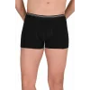 Likralı Erkek Boxer Şort Siyah 1097B
