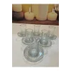 Müge 6lı Cam Çay Tabağı Çay Tabak Altlığı Royaleks-TG-2023
