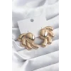 Pirinç Gold Renk Kadın Küpe