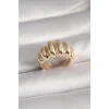 Pirinç Gold Renk Kadın Yüzük