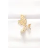 Pirinç Gold Renk Küpe
