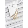 Pirinç Gold Renk Set Küpe