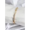 Pirinç VIP Seri Gold Renk Parçalı Model Kadın Bileklik