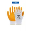 Pn2 Sarı Iş Eldiveni Polyester No:10 Örme Nitril Beybi Royaleks Group - 6 Çift
