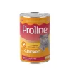 Proline Sos İçinde Et Parçacıklı Tavuklu Yetişkin Konserve Kedi Maması 400 Gr