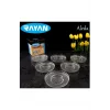 Rayan Aleda 6lı Çay Tabağı