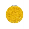 Sarı Renk 4 mm Yaklaşık 1100 adet / 100 gram Cam Boncuk Oya Yazma Bileklik ve Kolye