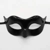 Siyah Renk Masquerade Kostüm Partisi Venedik Balo Maskesi