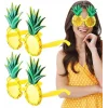 Tropikal Hawaii Ananas Şekilli Parti Gözlüğü 9.5 X 14 Cm