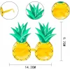 Tropikal Hawaii Ananas Şekilli Parti Gözlüğü 9.5 X 14 Cm