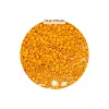 Turuncu Renk 4 mm Yaklaşık 1100 adet / 100 gram Cam Boncuk Oya Yazma Bileklik ve Kolye