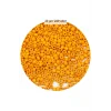 Turuncu Renk 4 mm Yaklaşık 220 adet/20 gram Cam Boncuk Oya Yazma Bileklik ve Kolye
