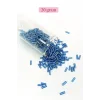 Uzun Boru Kesme Boncuk Çap 2mm Uzunluk 10 mm - 20 Gram - Mavi - BNC242