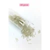 Uzun Boru Kesme Boncuk Çap 2mm Uzunluk 10 mm - 60 Gram - Gümüş - BNC271