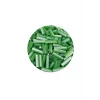 Uzun Boru Kesme Boncuk Çap 2mm Uzunluk 10 mm - 60 Gram - Yeşil Beyaz - BNC286