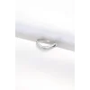 Yassı Silver Renk Ayarlanabilir Yüzük