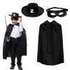 Zorro Pelerini Şapkası Ve Maske Seti Çocuk Boy