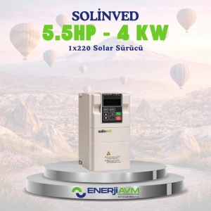 Solinved 5.5HP 4 kW 1x220 Solar Sürücü