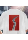 İnsan Hakları Temalı Sırt Baskılı T-shirt, %100 Pamuk Tişört, Bohem Stil, BİAT Koleksiyonu