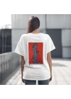 Soyut Tasarımlı Sırt Baskılı T-shirt, Sırt Baskılı Tişört, Renkli Baskı, BİAT Koleksiyonu