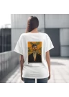 Renkli Sırt Baskılı T-shirt, %100 Pamuk Tişört, Modern Tasarım, BİAT Koleksiyonu