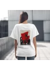 Soyut Tasarımlı Sırt Baskılı T-shirt, Modern ve Anlamlı Tişört, BİAT Koleksiyonu