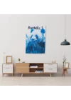 Çok Amaçlı Laminasyon Kumaş Örtü- Panda Tasarımlı – Duvar, Masa, Piknik ve Koltuk İçin – Hayvan Temalı Dekoratif Kumaş 50x75 cm