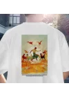 Hayalim Doğada Yaşamak, Sürreal Sırt Baskılı Tişört, Renkli Sırt Baskılı T-shirt, Kaliteli Baskı, Kaliteli Kumaş, DREAMERS Koleksiyonu