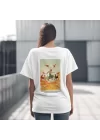 Hayalim Doğada Yaşamak, Sürreal Sırt Baskılı Tişört, Renkli Sırt Baskılı T-shirt, Kaliteli Baskı, Kaliteli Kumaş, DREAMERS Koleksiyonu