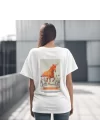 Hayalim Tek Boynuzlu At Beslemek, Grafik Sanat Sırt Baskılı Tişört, Modern Sırt Baskılı T-shirt, Kaliteli Baskı, Kaliteli Kumaş, DREAMERS Koleksiyonu