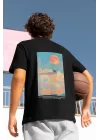 Bulutların Üzerinde Uyumak, Grafik Sanat Sırt Baskılı Tişört, Modern Sırt Baskılı T-shirt, Kaliteli Baskı, Kaliteli Kumaş, DREAMERS Koleksiyonu