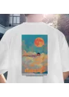 Bulutların Üzerinde Uyumak, Grafik Sanat Sırt Baskılı Tişört, Modern Sırt Baskılı T-shirt, Kaliteli Baskı, Kaliteli Kumaş, DREAMERS Koleksiyonu