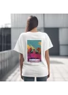 Hayalim Aslanlarla Yaşamak, Grafik Sanat Sırt Baskılı Tişört, Modern Sırt Baskılı T-shirt, Kaliteli Baskı, Kaliteli Kumaş, DREAMERS Koleksiyonu