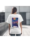 Hayalim Seyahat Etmek, Grafik Sanat Sırt Baskılı Tişört, Modern Sırt Baskılı T-shirt, Kaliteli Baskı, Kaliteli Kumaş, DREAMERS Koleksiyonu