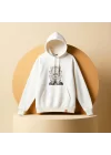 Farklı Benlikler Baskılı Kapşonlu Hoodie, Çok Yüzlü İnsan Baskılı Sweatshirt, BIAT Koleksiyonu