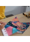 Gece Manzaralı Bitki Temalı Duvar Flaması | Yatak Odası İçin Huzurlu Poster | 25x50 – 50x100 cm