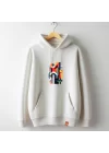 Geometrik Çok Renkli Sanat Baskılı Kapşonlu Hoodie, Abstract Renkli İllüstrasyon Baskılı Sweatshirt, DREAMERS Koleksiyonu