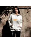 Hayalim Balina İle Yüzmek Baskılı Kapşonlu Hoodie, Hayallerim Baskılı Sweatshirt, DREAMERS Koleksiyonu