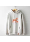 Hayalim Unicorn Görmek Baskılı Kapşonlu Hoodie, Hayallerim Baskılı Sweatshirt, DREAMERS Koleksiyonu