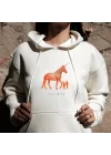 Hayalim Unicorn Görmek Baskılı Kapşonlu Hoodie, Hayallerim Baskılı Sweatshirt, DREAMERS Koleksiyonu