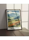 Memleket Özlemi MALATYA Tablo, MALATYA Hatıra Poster, Çerçeveli Duvar Tablosu, Nerelisin Koleksiyonu