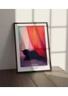 Minimalist Kedi Tabloları ile Yatak Odası Dekoru, Siyah Kedi Poster Duvar Dekoru, PAW-POW Koleksiyonu