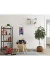 Renkli Sanatsal Duvar Bayrağı – Çocuk ve Bebek Panda Temalı Sevimli Tasarım | Modern Kumaş Duvar Dekoru | 25x50 – 50x100 cm
