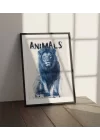 Vahşi Doğa Aslan Tablosu , Hayvan Temalı Poster, Çerçeveli Duvar Tablosu, ANIMALS Koleksiyonu