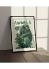 Vahşi Doğa Koala ve Bebek Koala Tablosu , Hayvan Temalı Poster, Çerçeveli Duvar Tablosu, ANIMALS Koleksiyonu