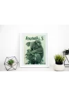 Vahşi Doğa Koala ve Bebek Koala Tablosu , Hayvan Temalı Poster, Çerçeveli Duvar Tablosu, ANIMALS Koleksiyonu